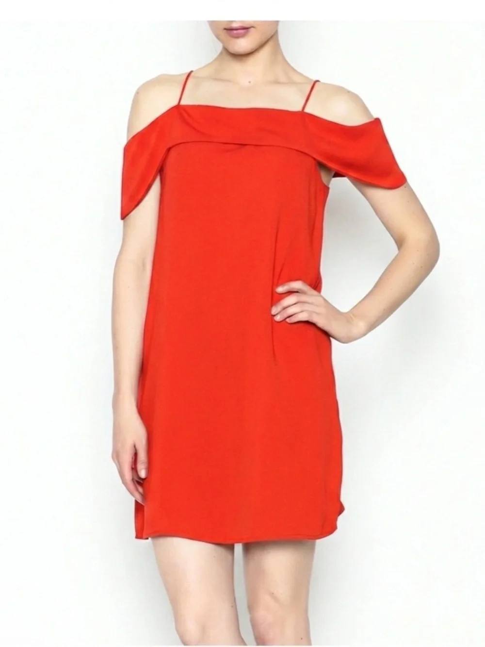 taffeta shirt dress Ivory crushed taffeta shirt-dress with black contrasting lapel and cuf
